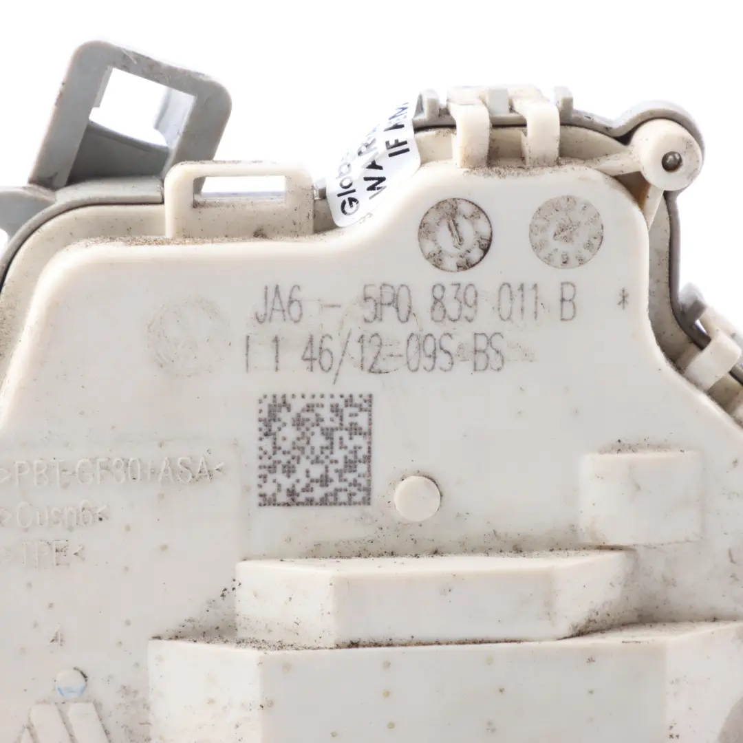 Left N/S Door Lock Latch Mechanism Actuator to Seat Altea XL Rear with Part number 5P0839011B Seat Altea XL Rear Left N/S Door Lock Latch Mechanism Actuator - SKU 5P0839011B - Part number 5P0839011B