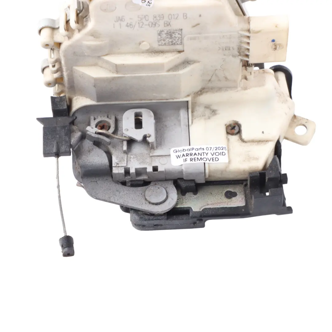 Seat Altea XL Rear Right O/S Door Lock Latch Mechanism Actuator - SKU 5P0839012B - Part number 5P0839012B