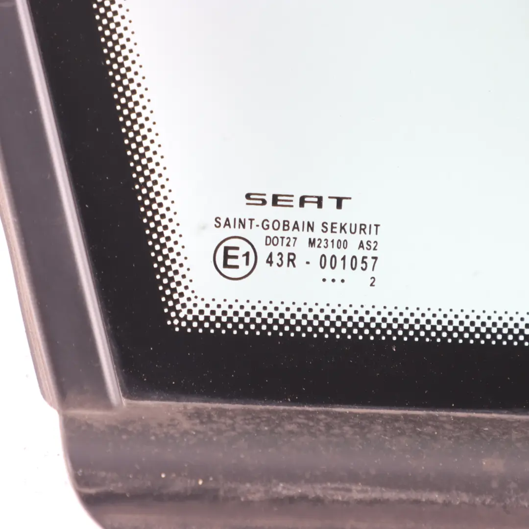 Window Glass Triangle Fixed Quarter Front Right O/S AS2 to Seat Altea XL with Part number 5P0845412C Seat Altea XL Window Glass Triangle Fixed Quarter Front Right O/S AS2 - SKU 5P0845412C - Part number 5P0845412C