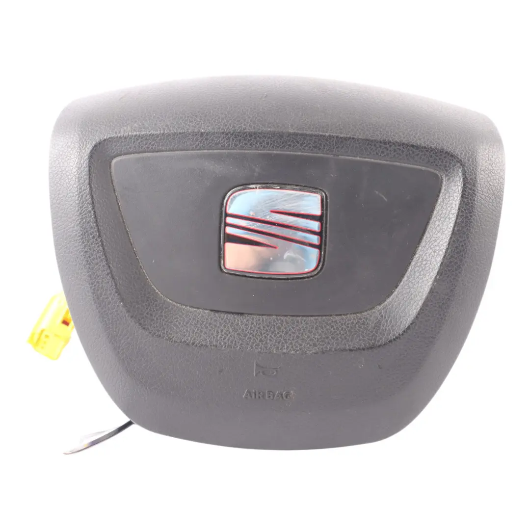 Steering Wheel Air Module Driver's Side Unit Black to Seat Altea with Part number 5P0880201AN Seat Altea Steering Wheel Air Module Driver's Side Unit Black - SKU 5P0880201AN - Part number 5P0880201AN