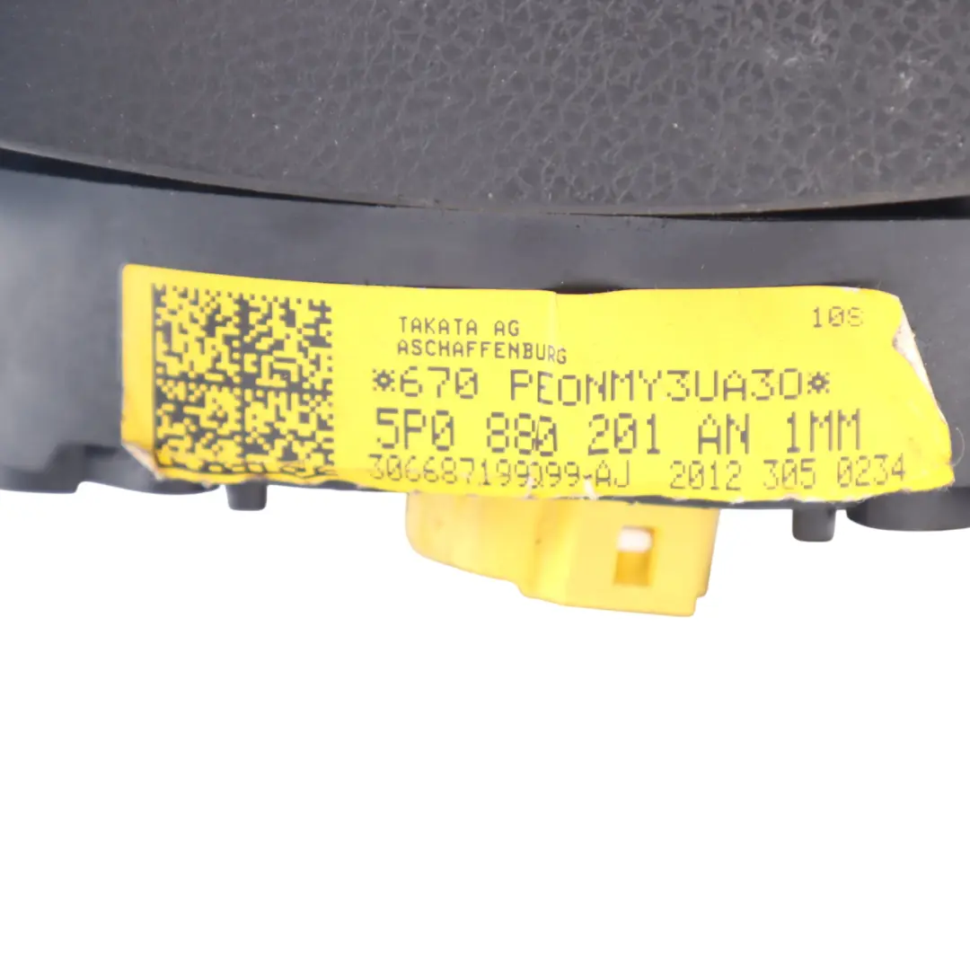 Steering Wheel Air Module Driver's Side Unit Black to Seat Altea with Part number 5P0880201AN Seat Altea Steering Wheel Air Module Driver's Side Unit Black - SKU 5P0880201AN - Part number 5P0880201AN