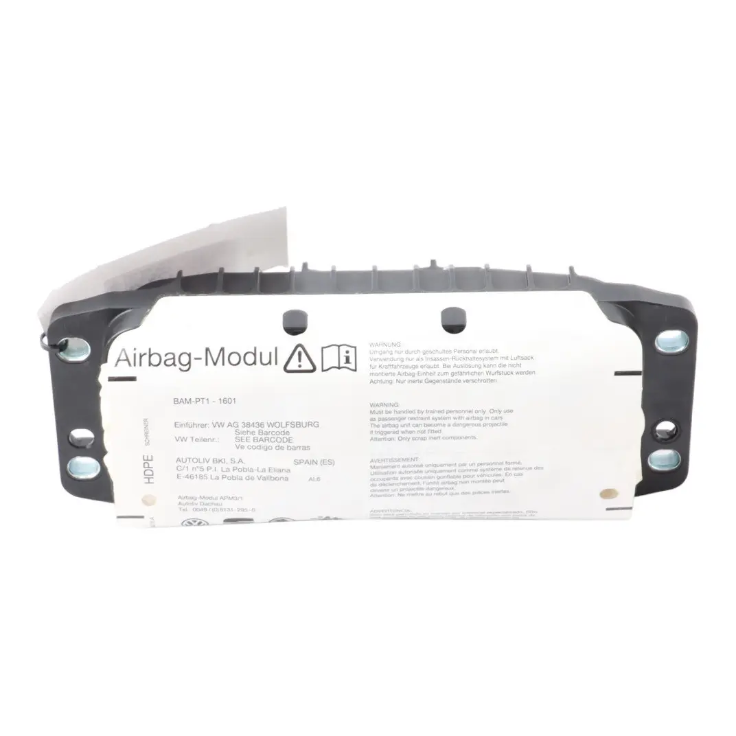 Seat Altea Dashboard Air Module Passenger's Side Unit 5P0880204F