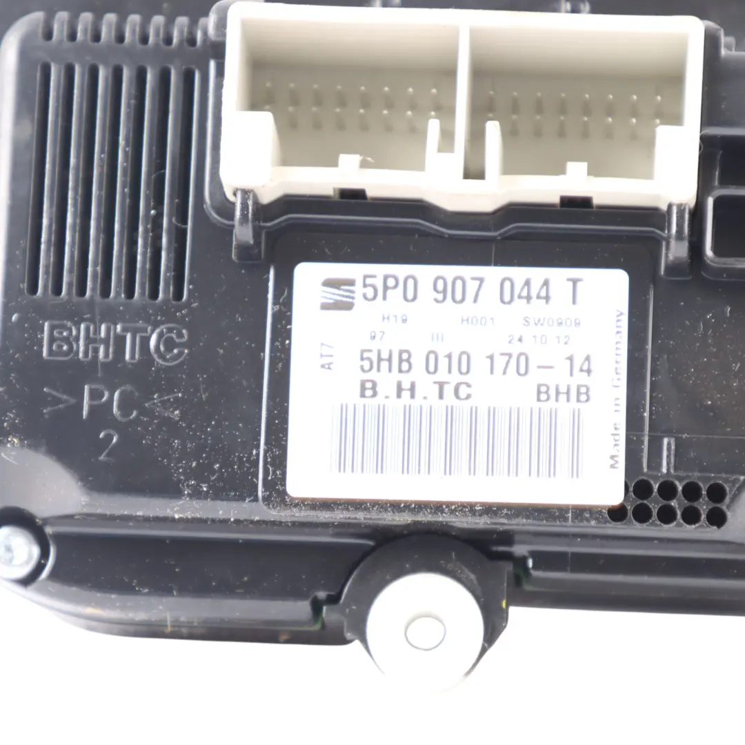 Conditioning A/C Blower Control Panel Switch to Seat Altea Air with Part number 5P0907044T Seat Altea Air Conditioning A/C Blower Control Panel Switch - SKU 5P0907044T - Part number 5P0907044T