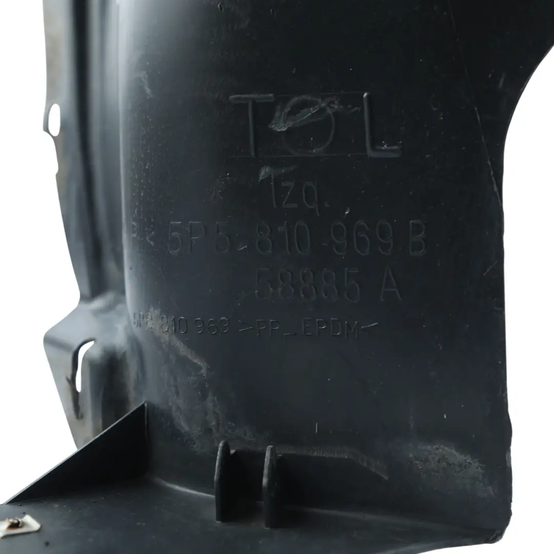 Arch Liner Splash Guard Trim Panel Cover Right O/S to Seat Altea XL Wheel with Part number 5P8810969 Seat Altea XL Wheel Arch Liner Splash Guard Trim Panel Cover Right O/S - SKU 5P8810969 - Part number 5P8810969