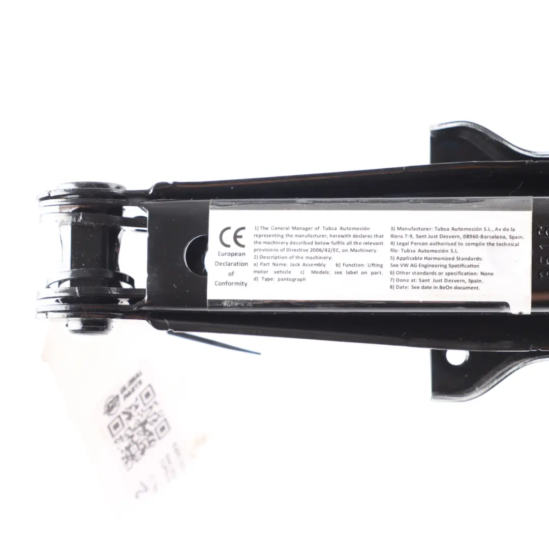 Seat Leon Cupra 5F Volkswagen Golf Mk7 Cric Sollevamento Strumento Ruota Scorta - SKU 5Q0011031D - Numero di parte 5Q0011031D