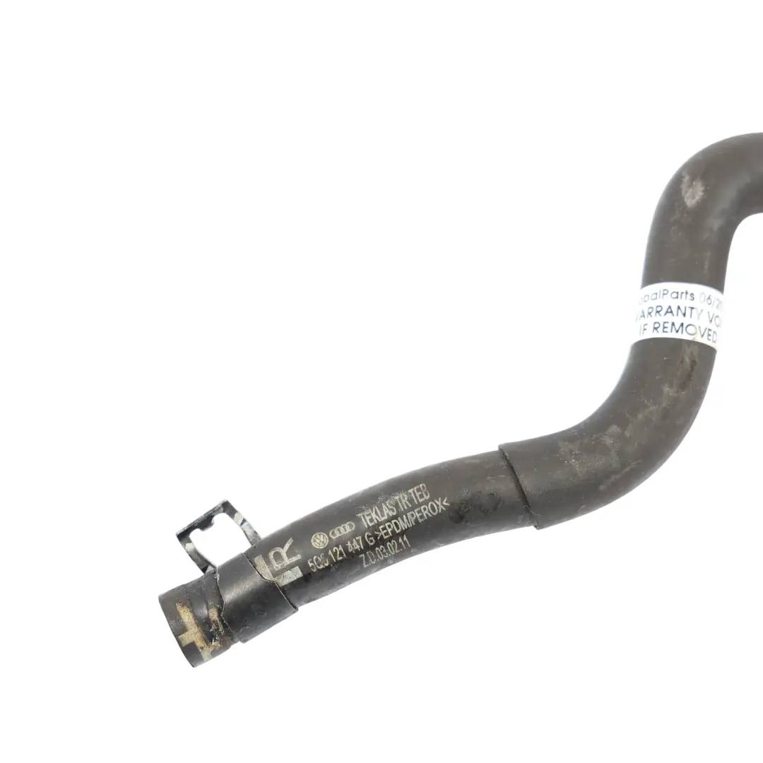 Audi A3 8V VW Golf Mk7 Engine Coolant Pipe Water Hose Line 5Q012144 - SKU 5Q0121447G - Part number 5Q0121447G