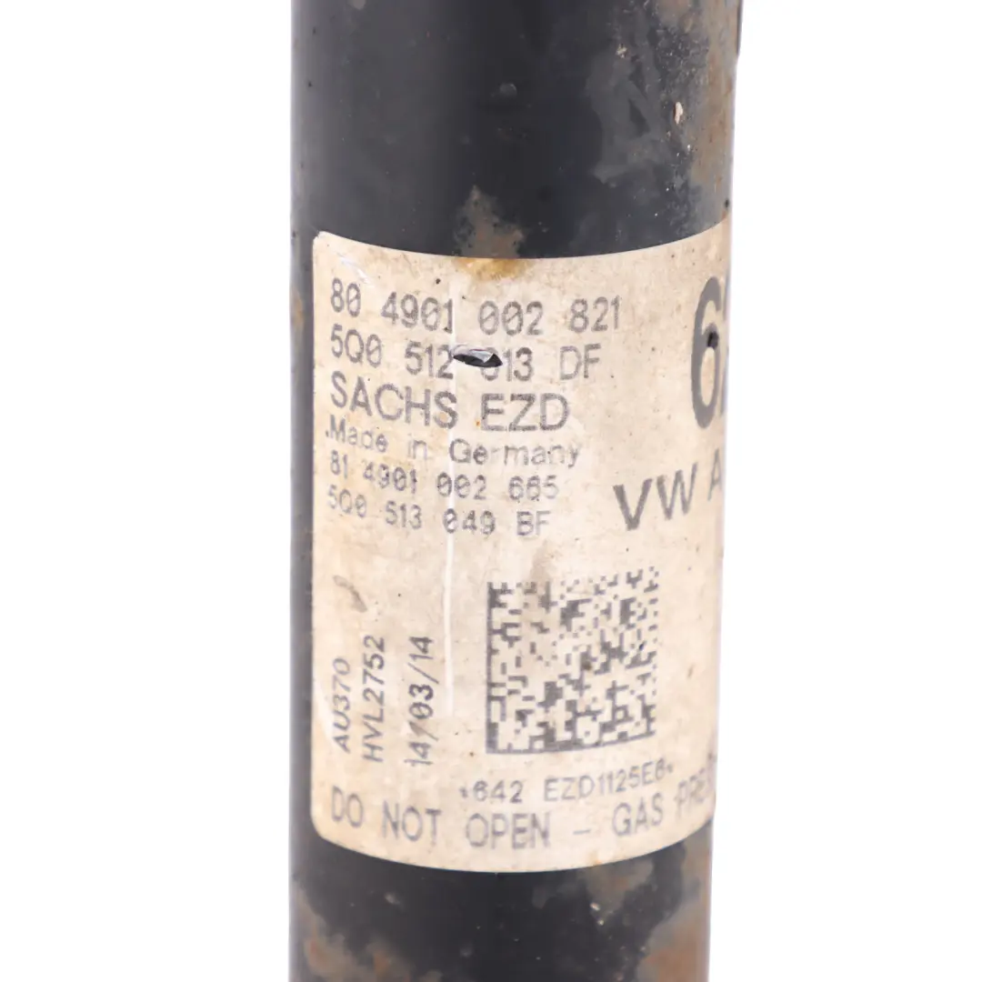 8Y Rear Axle Shock Absorber Strut Left Right N/O/S to Audi A3 with Part number 5Q0512013DF Audi A3 8Y Rear Axle Shock Absorber Strut Left Right N/O/S - SKU 5Q0512013DF - Part number 5Q0512013DF
