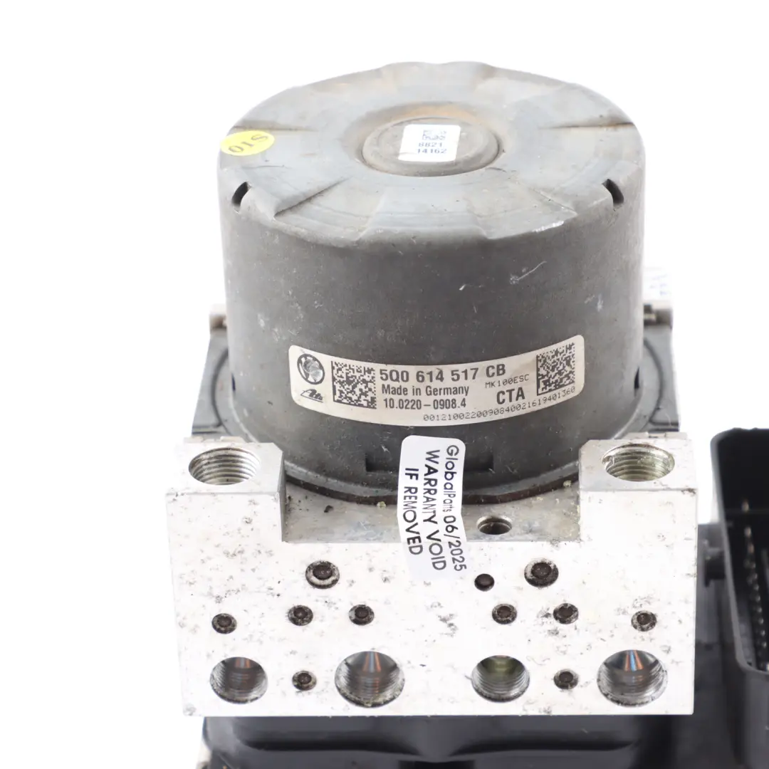 ABS Pump Modulator Control Module Hydraulic Unit to Audi A3 8V with Part number 5Q0614517CB Audi A3 8V ABS Pump Modulator Control Module Hydraulic Unit - SKU 5Q0614517CB - Part number 5Q0614517CB