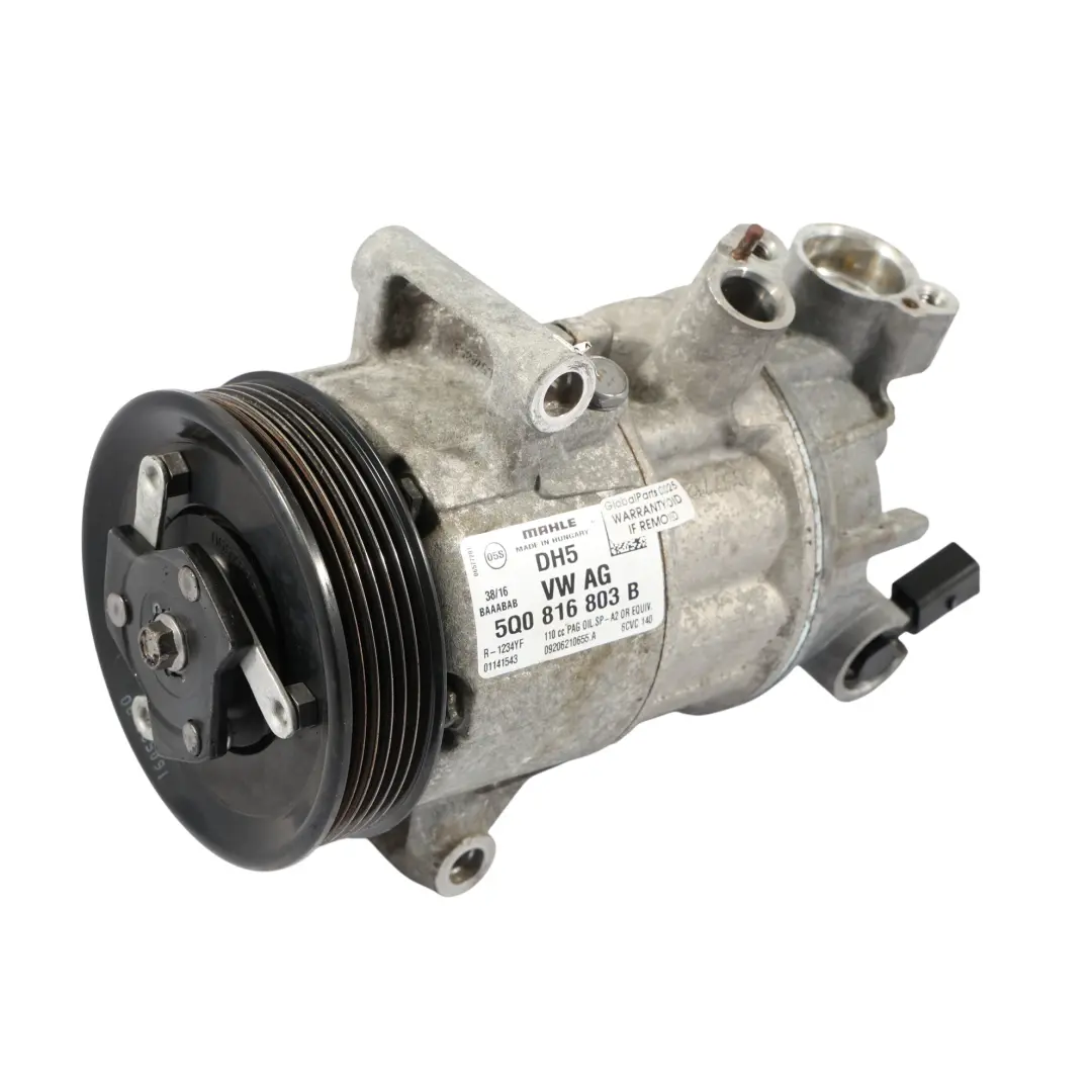 Condizionata A/C Compressore per Audi A3 8V VW Golf Mk7 VII Aria con numero di parte 5Q0816803B Audi A3 8V VW Golf Mk7 VII Aria Condizionata A/C Compressore - SKU 5Q0816803B - Numero di parte 5Q0816803B
