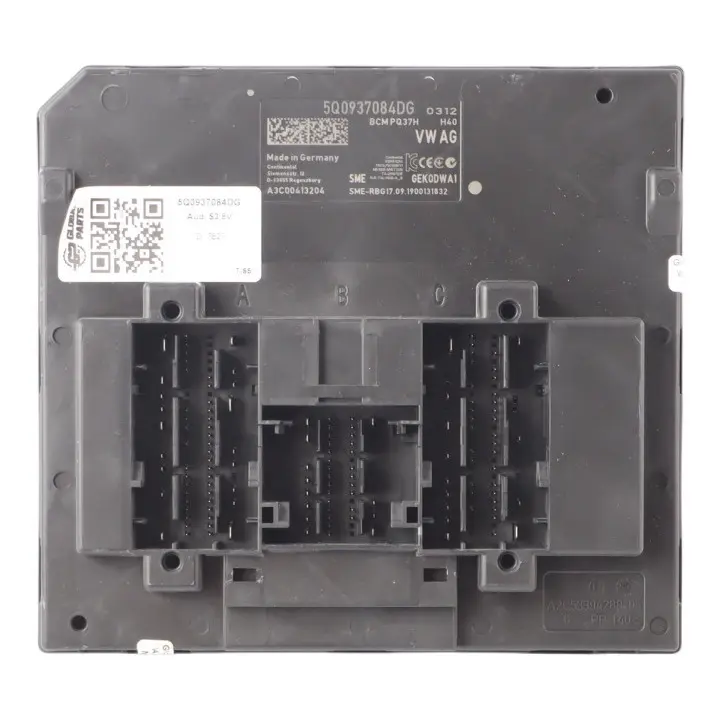 Body Control Module Unit ECU to Audi S3 8V BCM with Part number 5Q0937084DG Audi S3 8V BCM Body Control Module Unit ECU - SKU 5Q0937084DG - Part number 5Q0937084DG