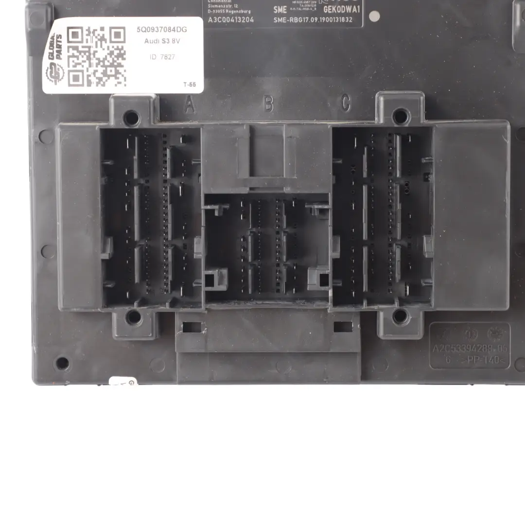 Body Control Module Unit ECU to Audi S3 8V BCM with Part number 5Q0937084DG Audi S3 8V BCM Body Control Module Unit ECU - SKU 5Q0937084DG - Part number 5Q0937084DG
