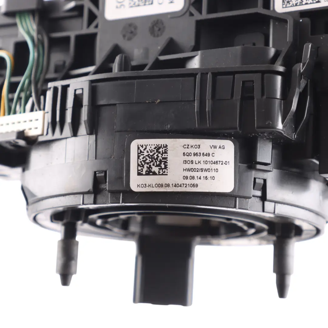 Steering Column Cluster Indicator Wiper Stalk to Volkswagen VW Golf Mk7 with Part number 5Q0953507DD Volkswagen VW Golf Mk7 Steering Column Cluster Indicator Wiper Stalk - SKU 5Q0953507DD - Part number 5Q0953507DD