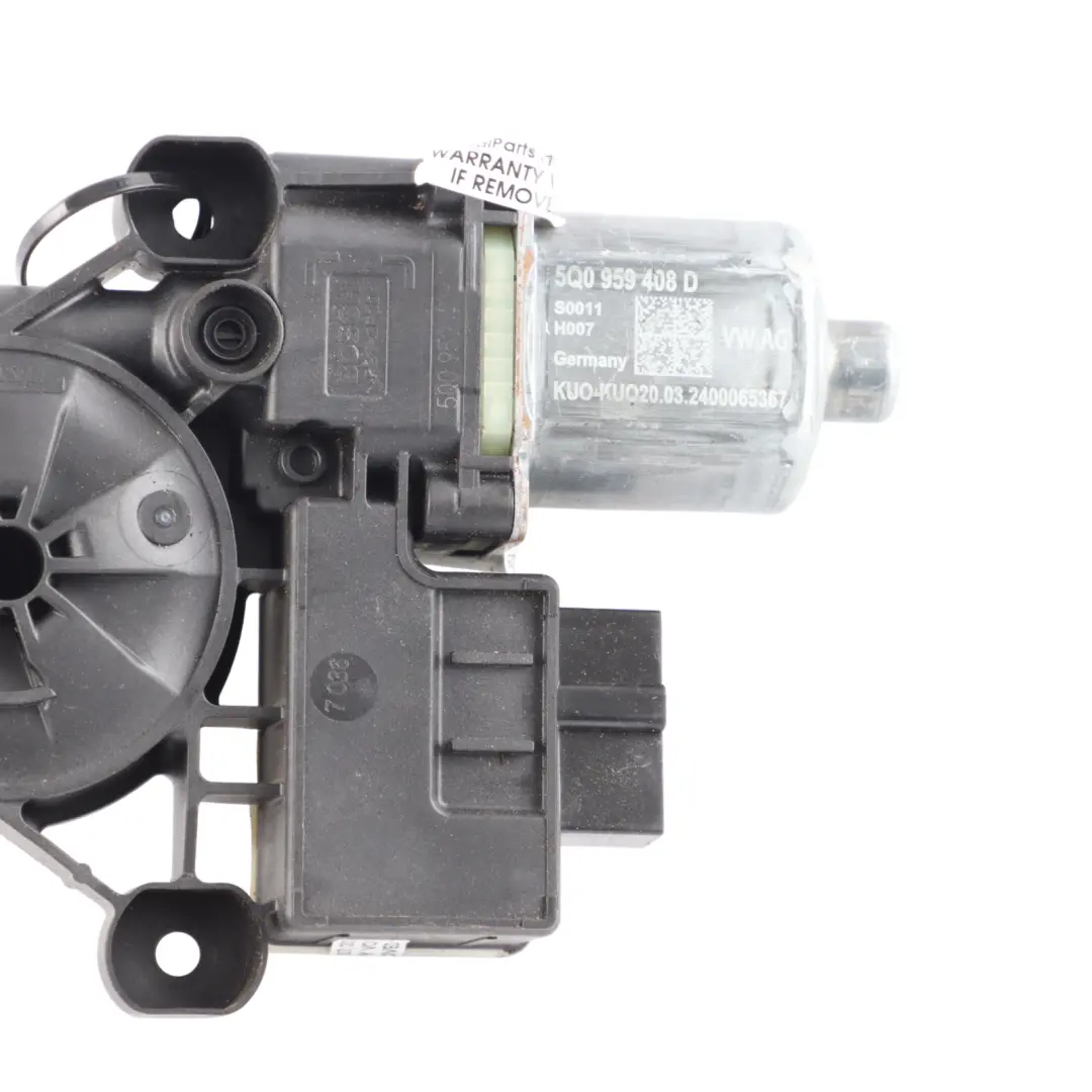 Seat Ibiza Mk5 Rear Door Window Lifter Regulator Motor RIght O/S - SKU 5Q0959408D - Part number 5Q0959408D