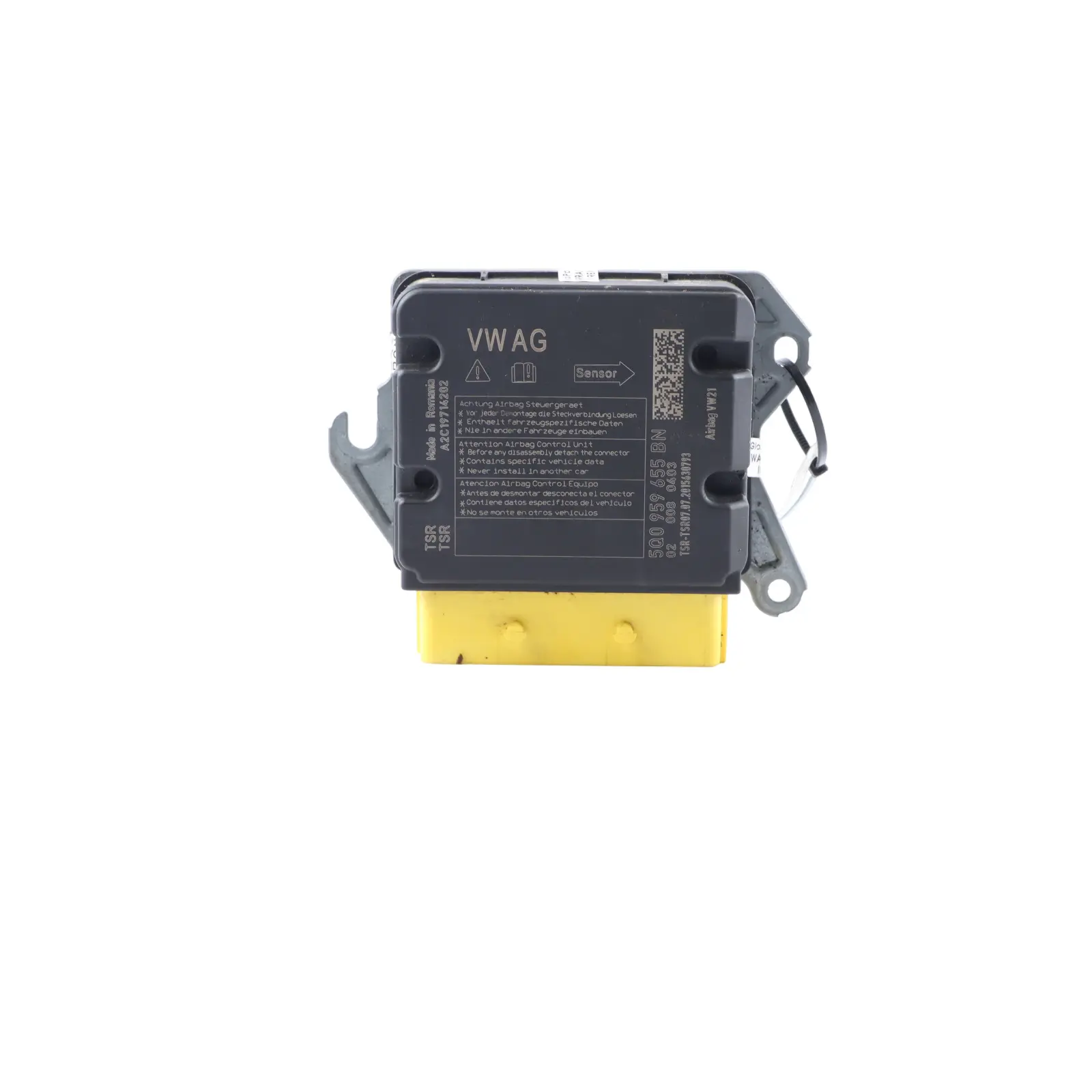 Audi A3 S3 8V Air Module Control Unit ECU Impact Sensor 5Q0959655BN