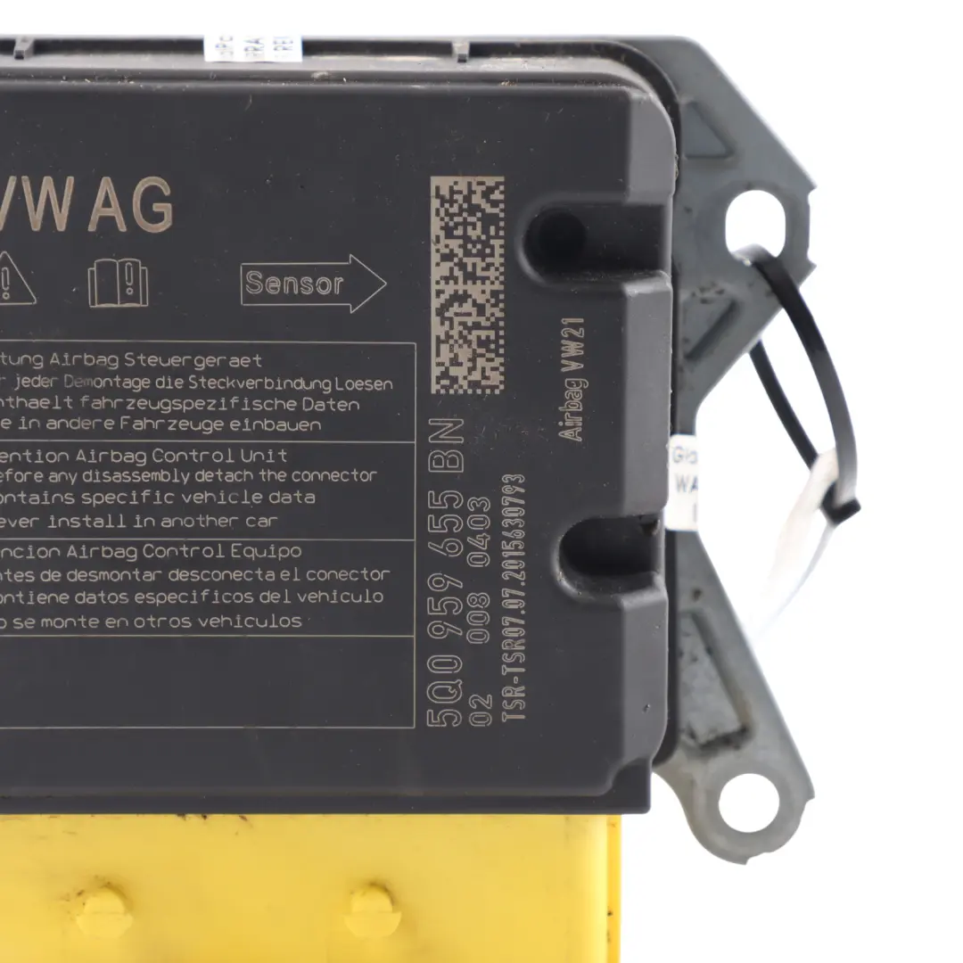 Module Control Unit ECU Impact Sensor to Audi A3 S3 8V Air with Part number 5Q0959655BN Audi A3 S3 8V Air Module Control Unit ECU Impact Sensor - SKU 5Q0959655BN - Part number 5Q0959655BN