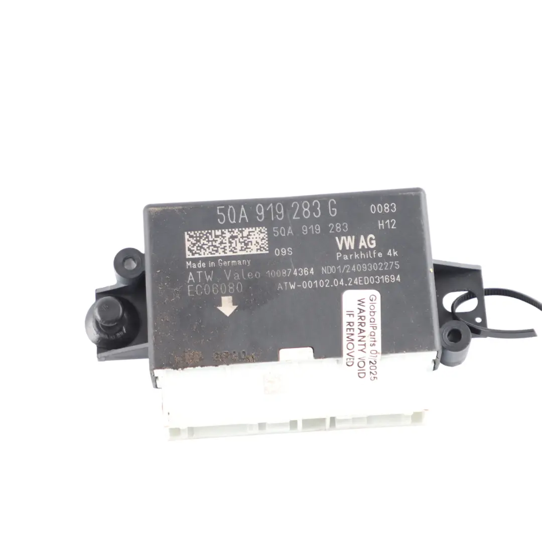Parking Assist PDC Distance Control Unit Module to Audi A3 8V Park with Part number 5QA919283G Audi A3 8V Park Parking Assist PDC Distance Control Unit Module - SKU 5QA919283G - Part number 5QA919283G