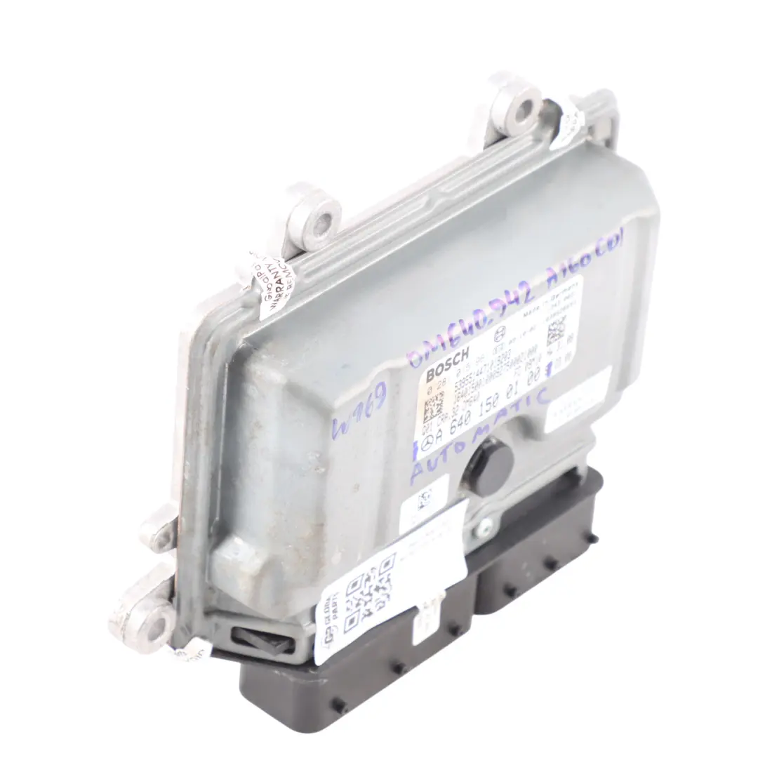 Mercedes W169 A160 CDI OM640.942 82HP Control Motor ECU Automático - SKU A6401500100 - Número de pieza A6401500100
