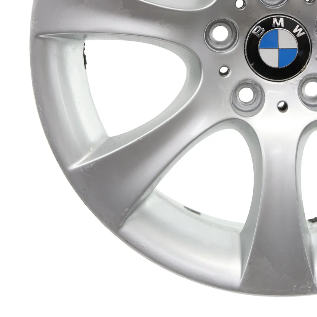 BMW Serie 5 E60 E61 Cerchio in lega argento 18" 8J ET:20 Star Spoke 124 - SKU 6760617-1 - Numero di parte 6760617