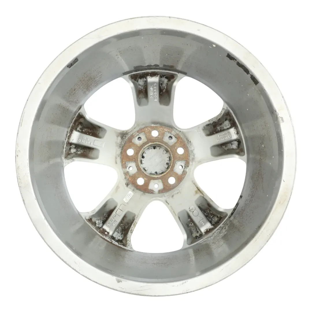 Alloy Rim 19" Star Spoke 132 10J ET:45 to BMW X5 E53 Rear Silver Wheel with Part number 6761932 BMW X5 E53 Rear Silver Wheel Alloy Rim 19" Star Spoke 132 10J ET:45 - SKU 6761932-6 - Part number 6761932