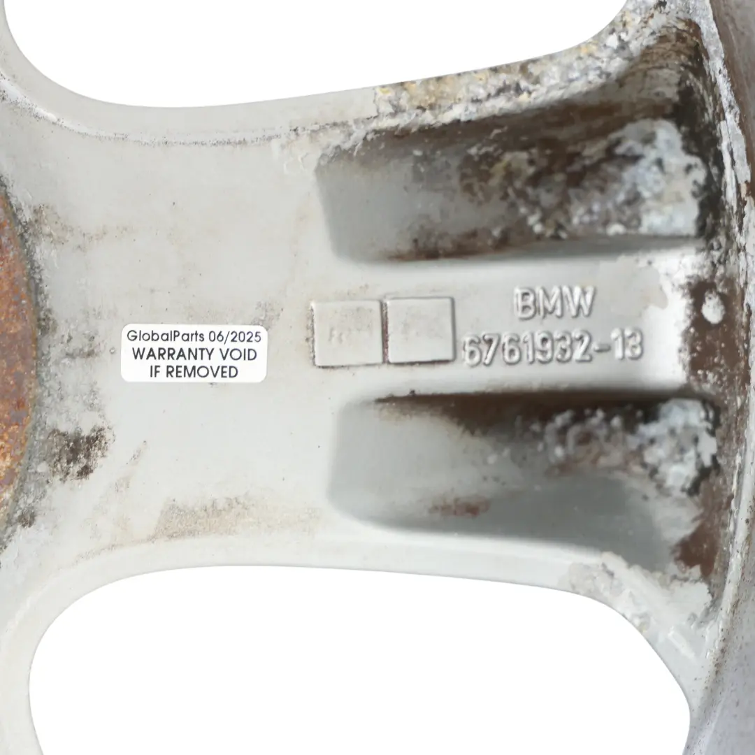 BMW X5 E53 Silberne Hinter Rad Felge 19" Sternspeiche 132 10J ET:45 - SKU 6761932-6 - Teilenummer 6761932