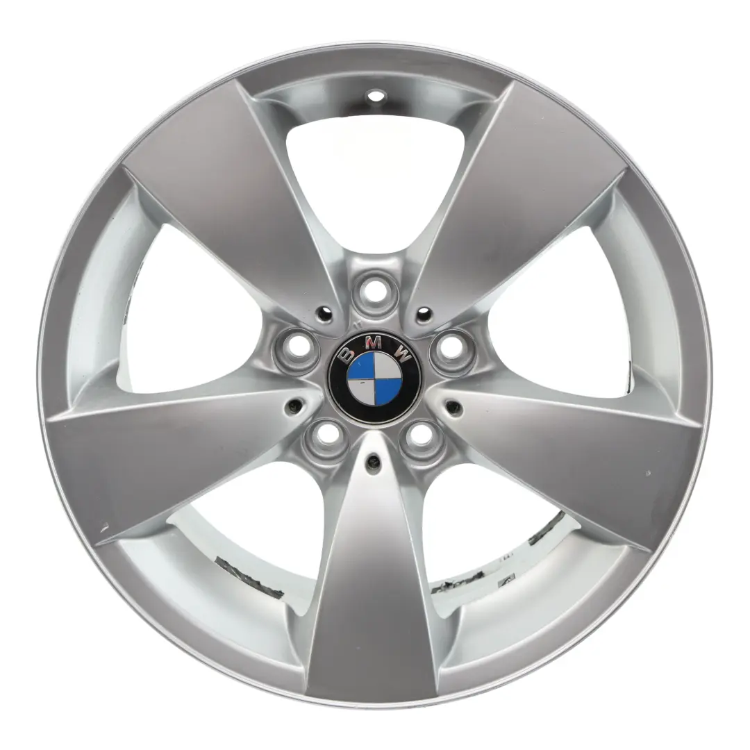 BMW E60 E61 Silver Alloy Wheel Rim 17" Spider Spoke 138 ET:20 7,5J - SKU 6762001-3 - Part number 6762001