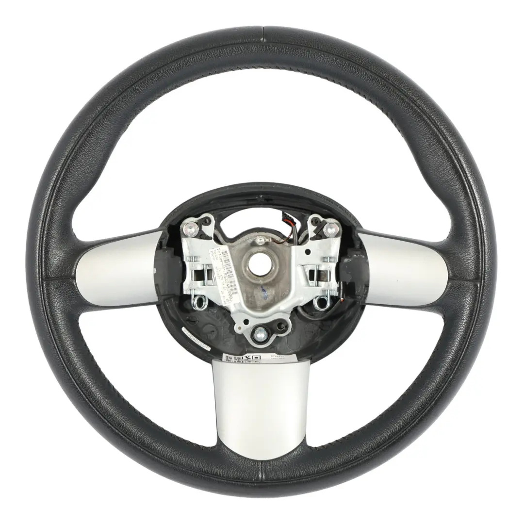 Lenkrad Sport Schwarz Leder für Mini Cooper R50 R52 R53 mit Teilenummer 6762457 Mini Cooper R50 R52 R53 Lenkrad Sport Schwarz Leder - SKU 6762457 - Teilenummer 6762457