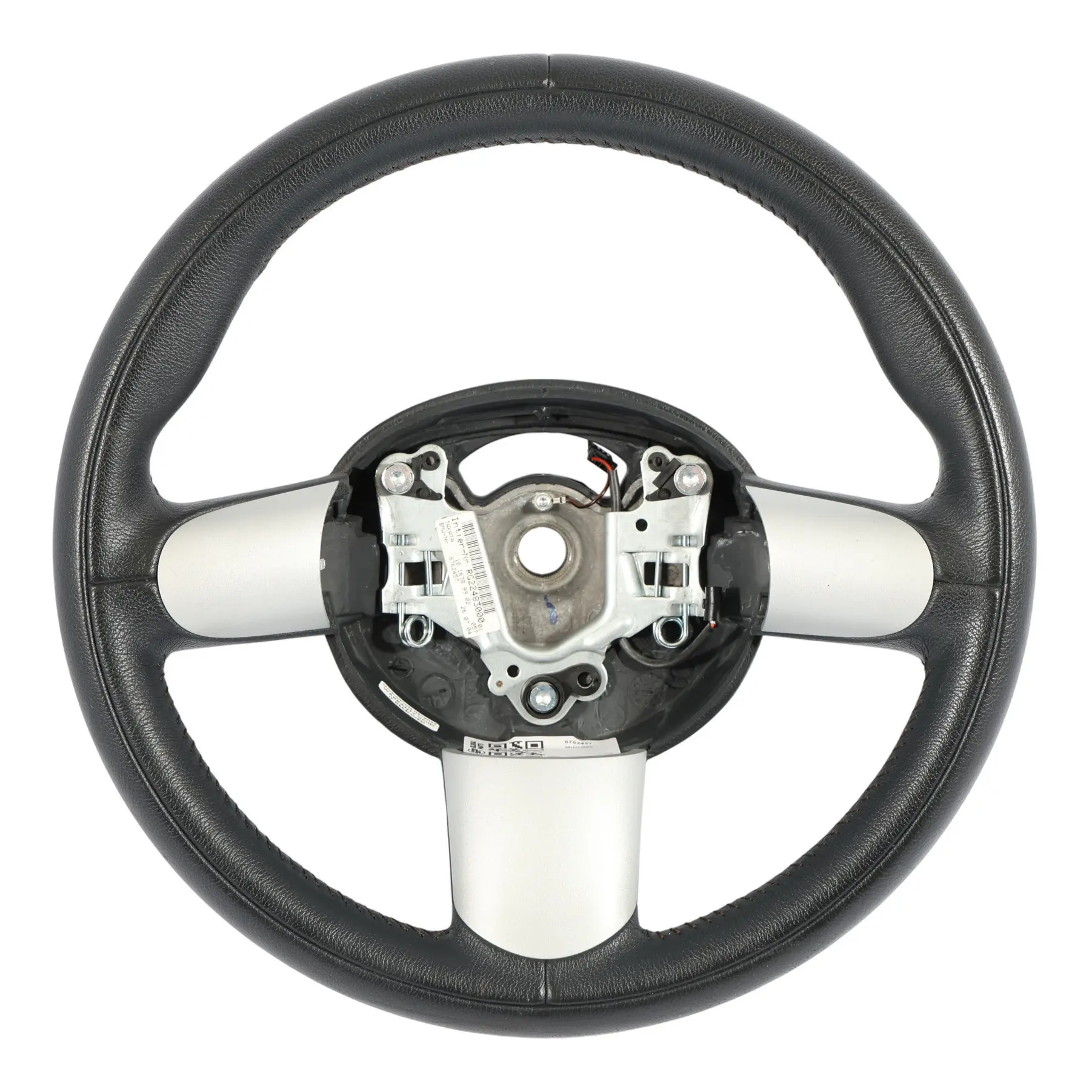 Steering Wheel Mini Cooper R50 R52 R53 Sports Leather Alcantara Flat Bottom