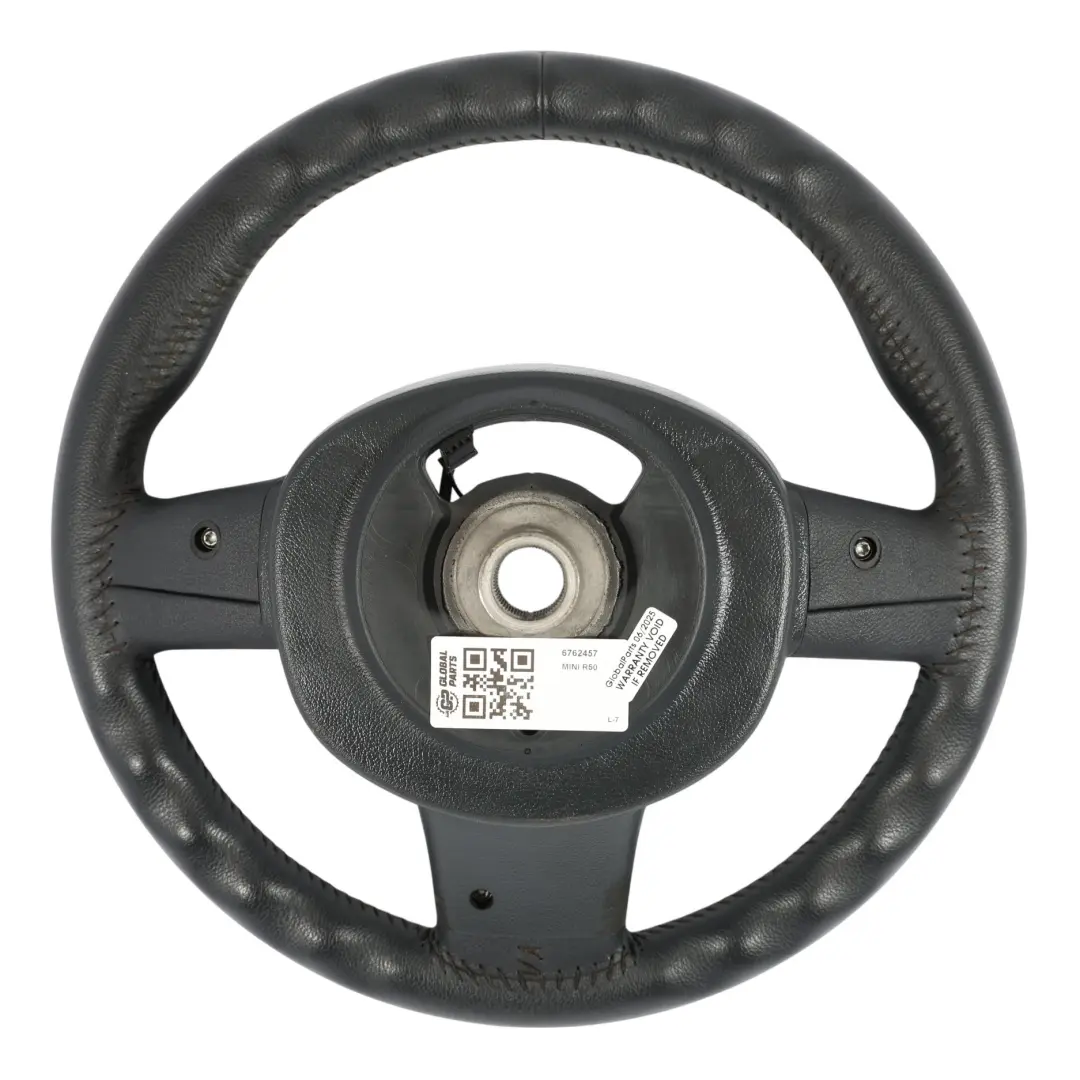  Steering Wheel Mini Cooper R50 R52 R53 Sports Leather Alcantara Flat Bottom - SKU 6762457 - Part number 6762457