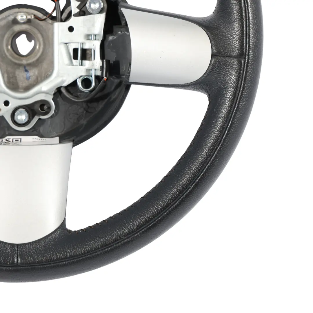 Lenkrad Sport Schwarz Leder für Mini Cooper R50 R52 R53 mit Teilenummer 6762457 Mini Cooper R50 R52 R53 Lenkrad Sport Schwarz Leder - SKU 6762457 - Teilenummer 6762457