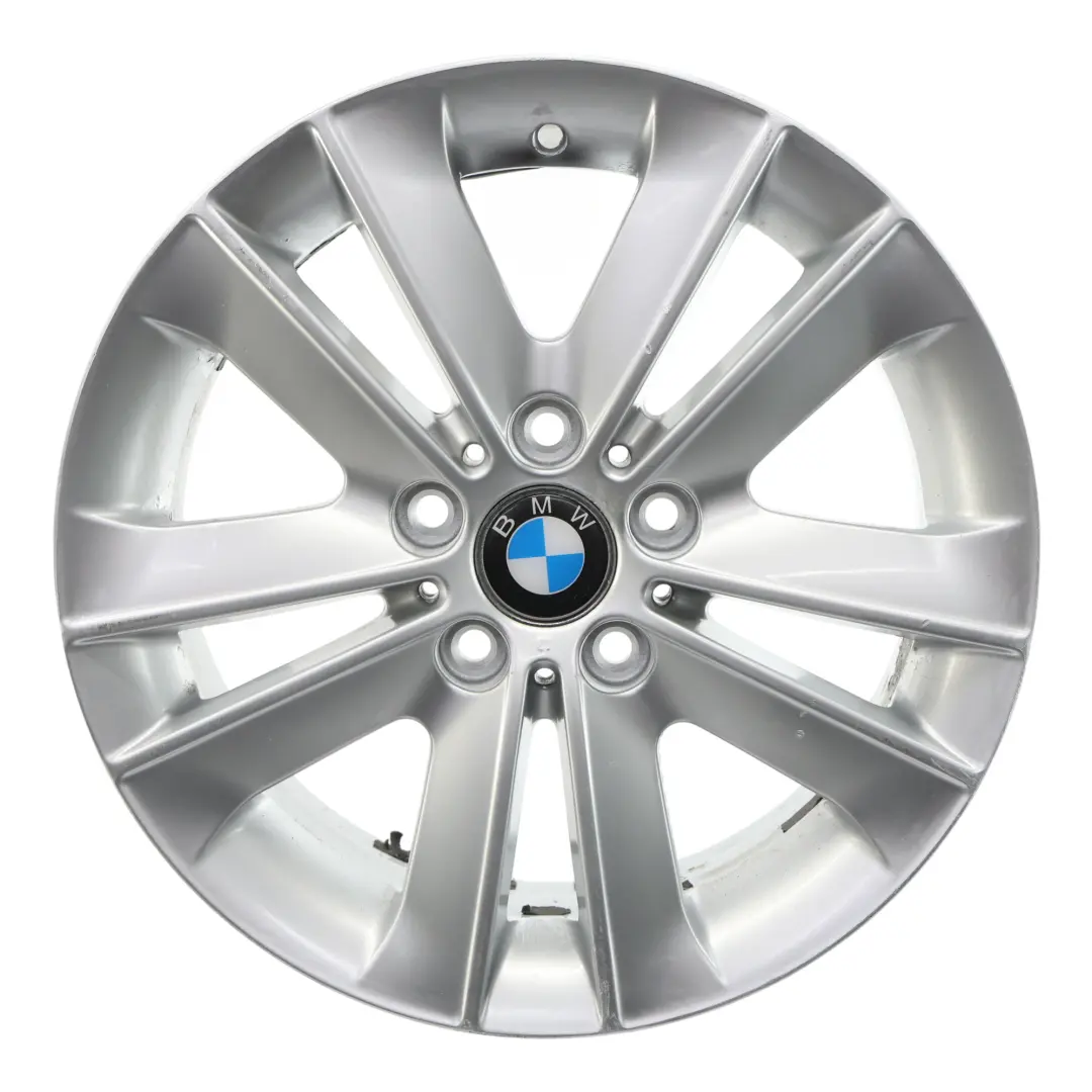BMW E81 E87 Argento Cerchio in lega 17" V-Spoke 141 ET:47 7J 6762888 - SKU 6762888-3 - Numero di parte 6775621