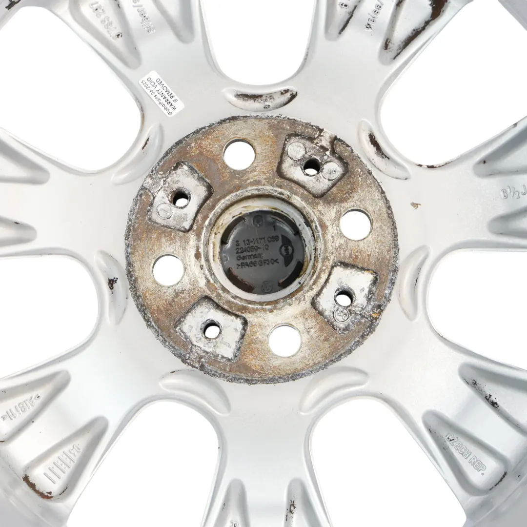 Silber Rad Alufelge 16" 6,5J ET:48 7-Speichen 92 für Mini Cooper R50 R52 mit Teilenummer 6763297 Mini Cooper R50 R52 Silber Rad Alufelge 16" 6,5J ET:48 7-Speichen 92 - SKU 6763297-3 - Teilenummer 6763297