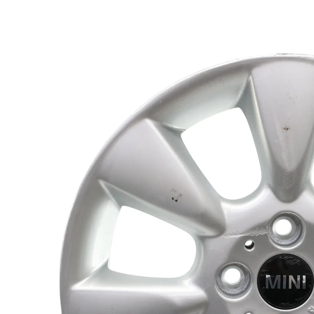 Mini Cooper R50 R52 Argento Cerchio In Lega 16" 6,5J ET:48 7-Spoke 92 - SKU 6763297-3 - Numero di parte 6763297