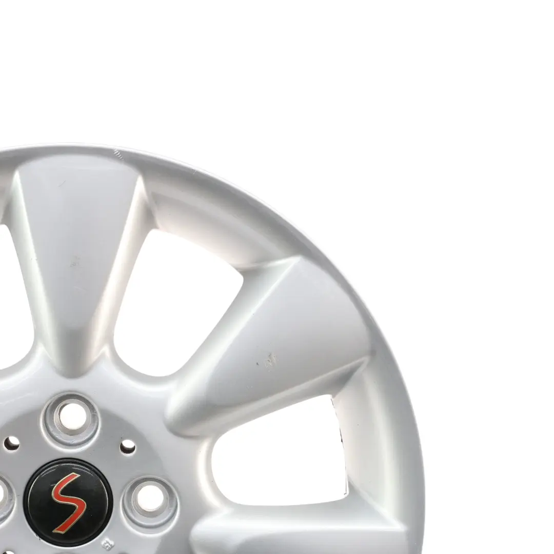 Felga Aluminiowa Srebrna 16" 6,5J ET:48 92 do Mini Cooper R50 R52 o numerze 6763297 Mini Cooper R50 R52 Felga Aluminiowa Srebrna 16" 6,5J ET:48 92 - SKU 6763297-3 - Numer Części 6763297