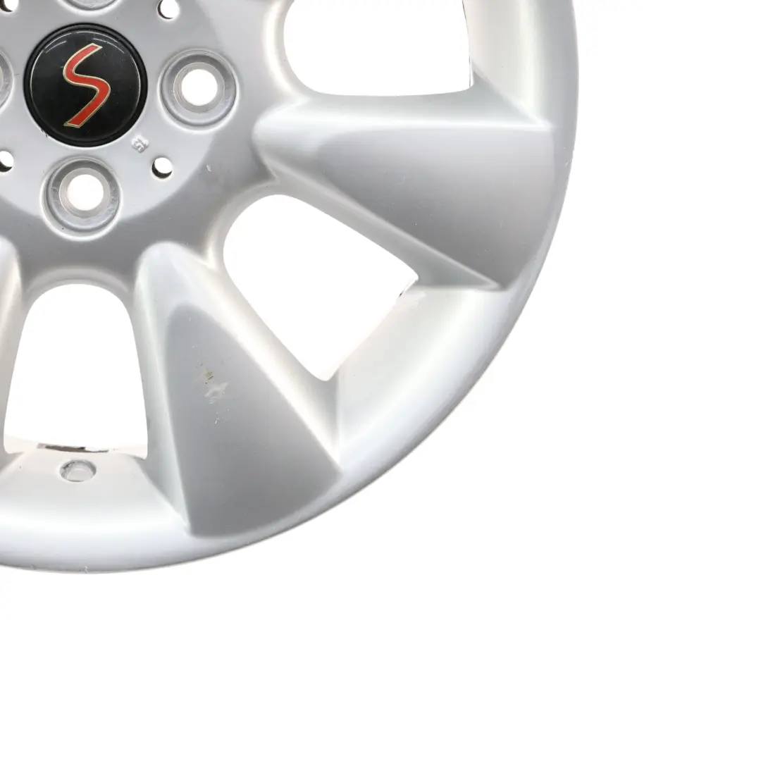  Jante Alliage Argentée Mini Cooper R50 R52 16" 6,5J ET:48 7 Branches 92 - SKU 6763297-3 - Numéro de pièce 6763297