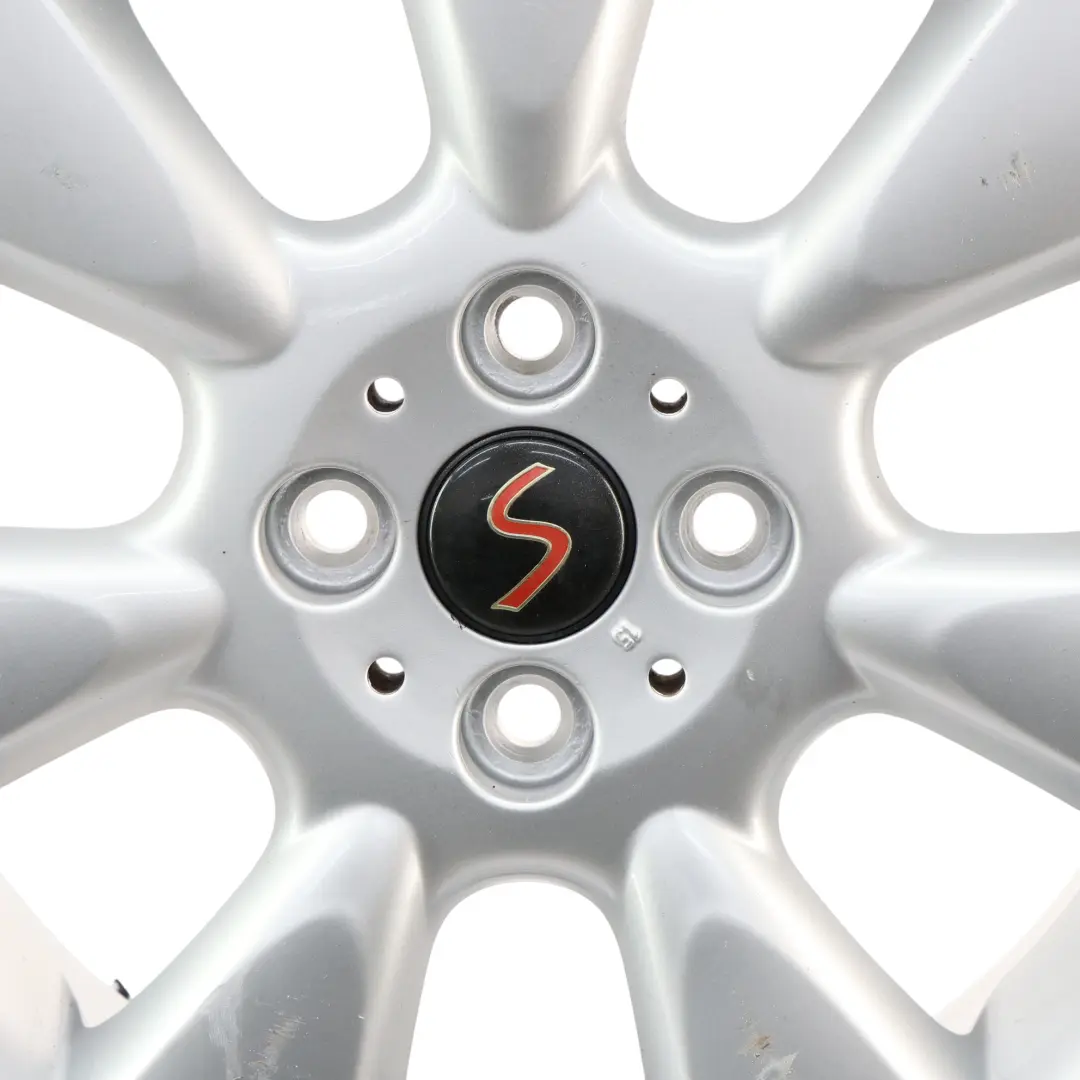 Mini Cooper R50 R52 Argento Cerchio In Lega 16" 6,5J ET:48 7-Spoke 92 - SKU 6763297-3 - Numero di parte 6763297