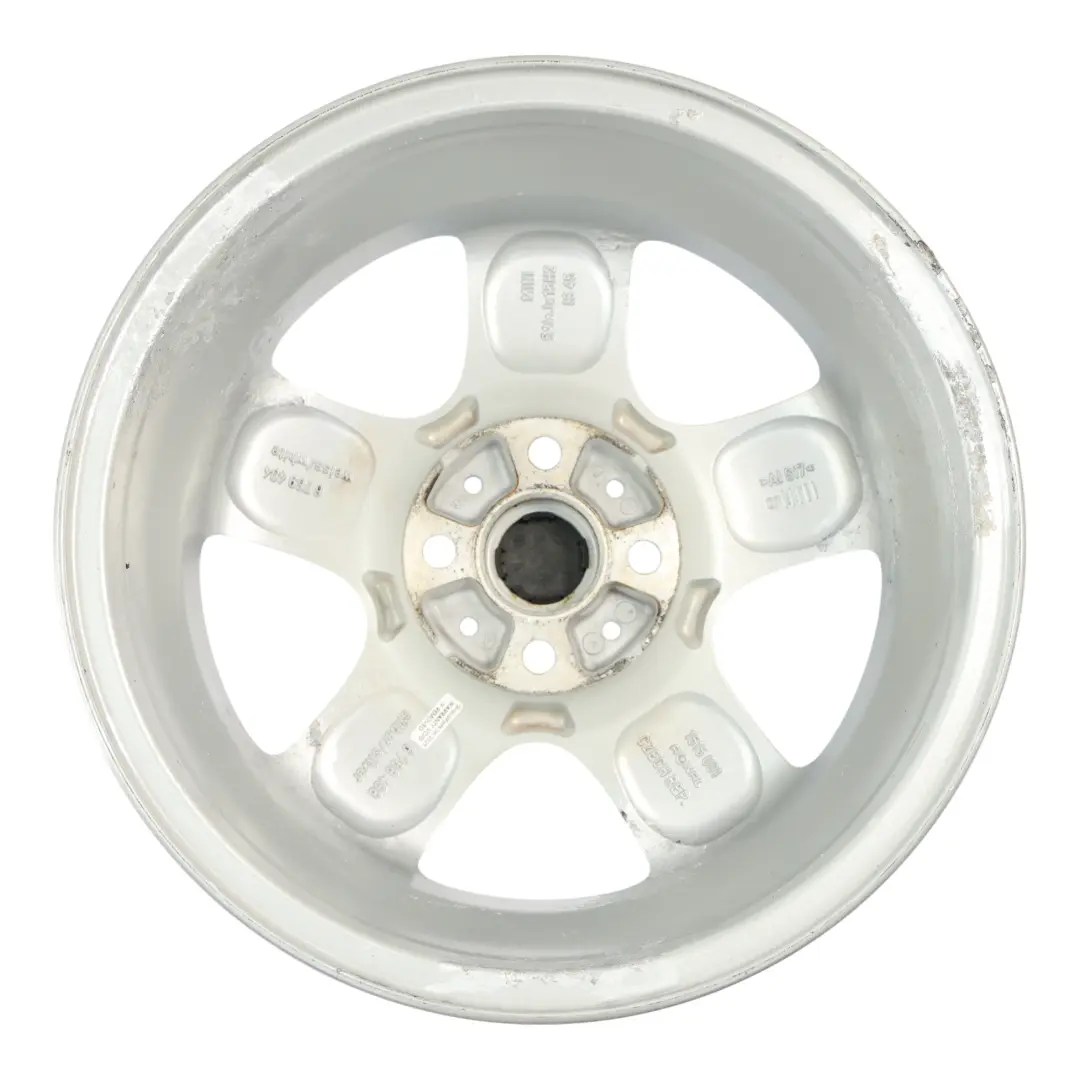 Mini Cooper One R50 R55 R56 Silver Wheel Alloy Rim 15" 5-Start Spooler 100 - SKU 6768498-1 - Part number 6768498