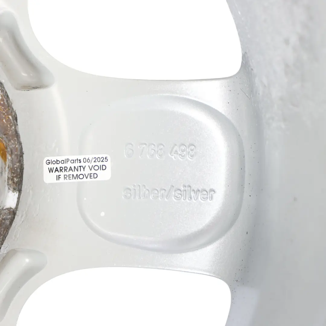 Mini One R50 R55 R56 Silver Wheel Alloy Rim 15" 5,5J 5-Start Spooler 100 - SKU 6768498-2 - Part number 6768498