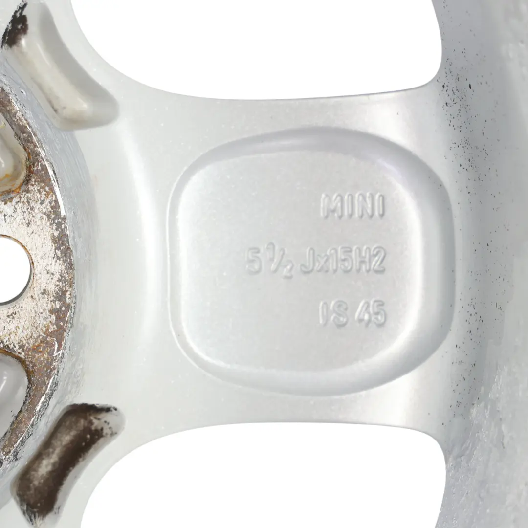 Mini R50 R56 Srebrna Felga Aluminiowa 15" 5,5J ET:45 - SKU 6768498-2 - Numer Części 6768498