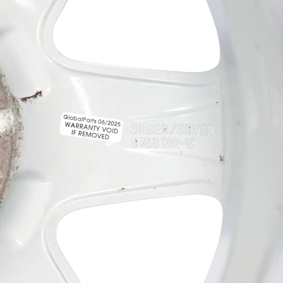 Cerchio Lega Argento 15" ET:45 5,5J Delta Spoke 96 per Mini R50 R55 R56 con numero di parte 6768972 Mini R50 R55 R56 Cerchio Lega Argento 15" ET:45 5,5J Delta Spoke 96 - SKU 6768972-1 - Numero di parte 6768972