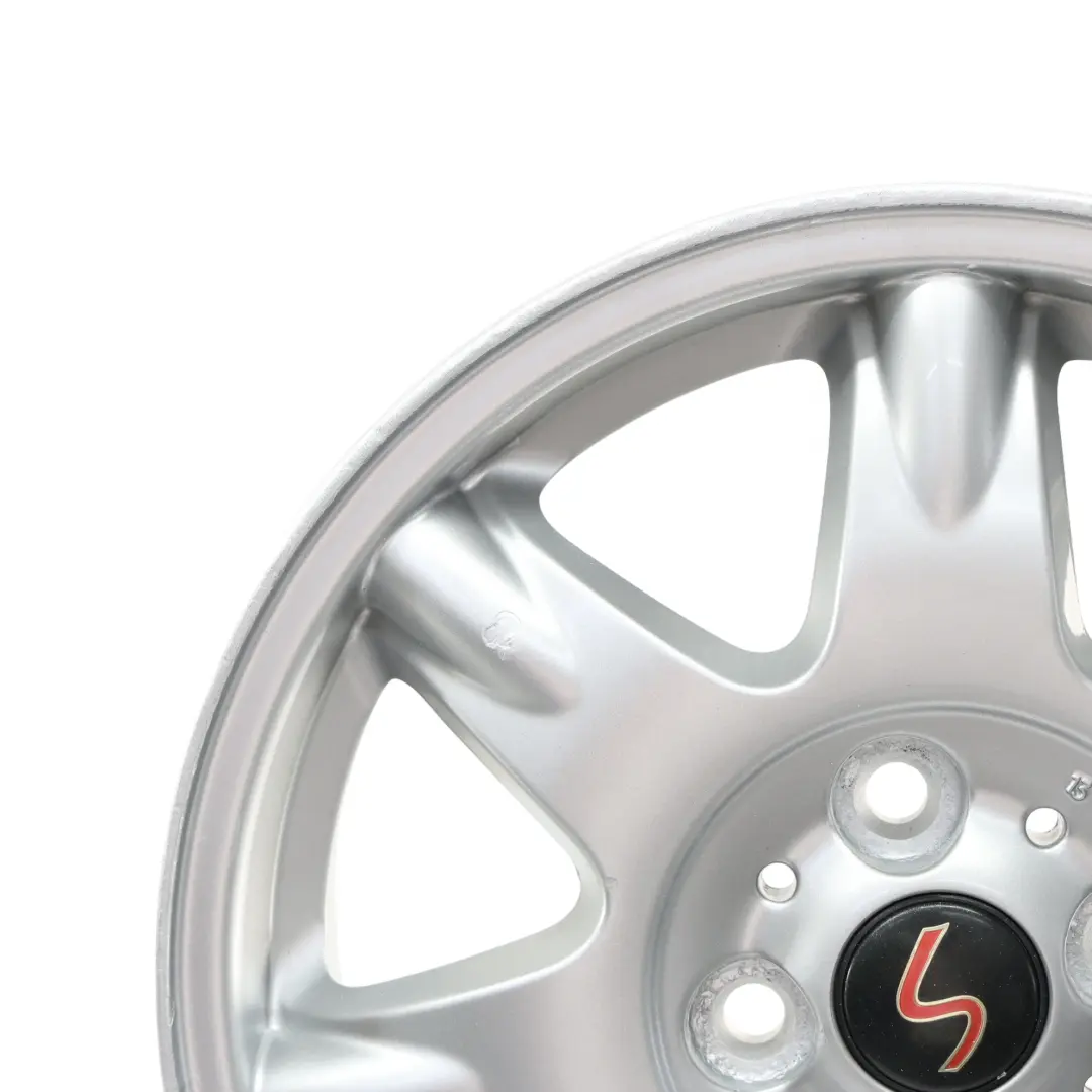 Mini R50 R55 R56 Argent Jante Alliage 15" ET:45 5,5J Delta Spoke 96 - SKU 6768972-1 - Numéro de pièce 6768972
