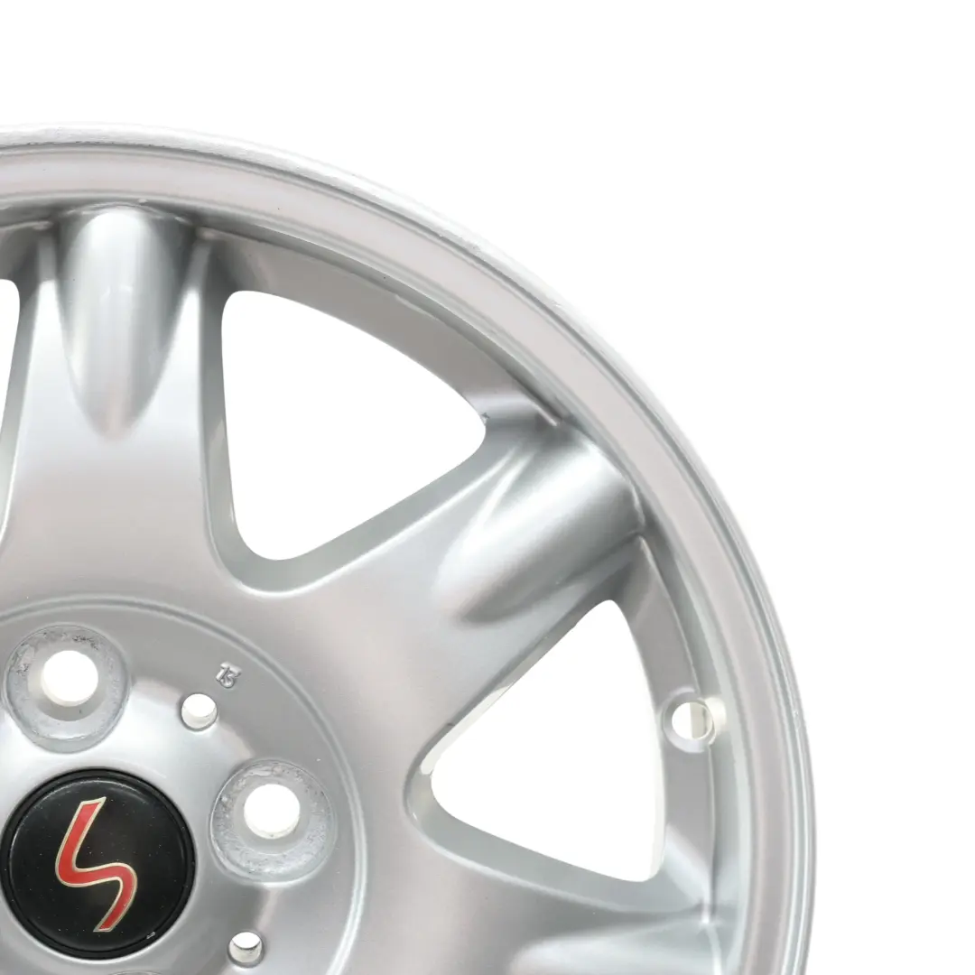 Mini R50 R55 R56 Argent Jante Alliage 15" ET:45 5,5J Delta Spoke 96 - SKU 6768972-1 - Numéro de pièce 6768972