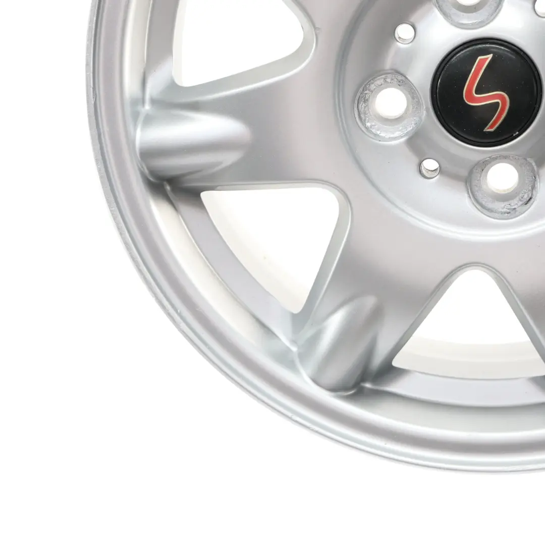 Mini R50 R55 R56 Argent Jante Alliage 15" ET:45 5,5J Delta Spoke 96 - SKU 6768972-1 - Numéro de pièce 6768972