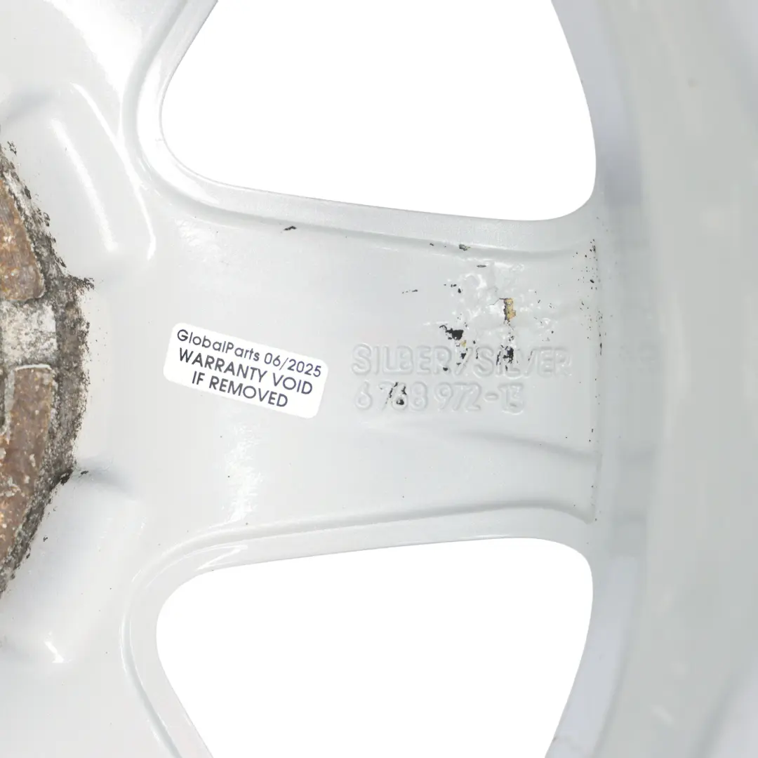 Jante Alu Argentee 15" 5,5J ET:45 Delta Spoke 96 pour Mini Cooper R50 R55 R56 à propos du numéro de pièce 6768972 Mini Cooper R50 R55 R56 Jante Alu Argentee 15" 5,5J ET:45 Delta Spoke 96 - SKU 6768972-3 - Numéro de pièce 6768972