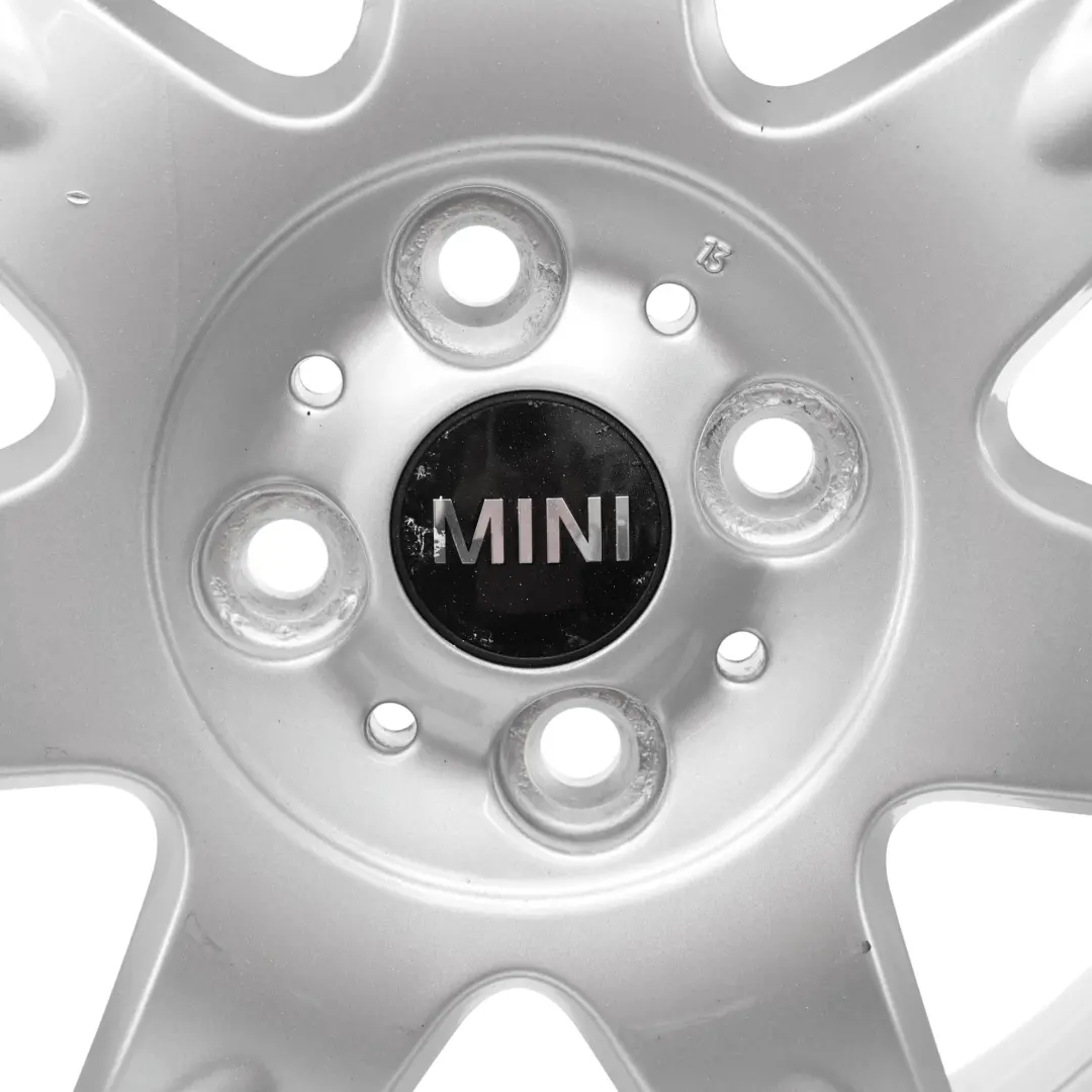 Mini Cooper R50 R55 R56 Silver Wheel Alloy Rim 15" 5,5J ET:45 Delta Spoke 96 - SKU 6768972-3 - Part number 6768972