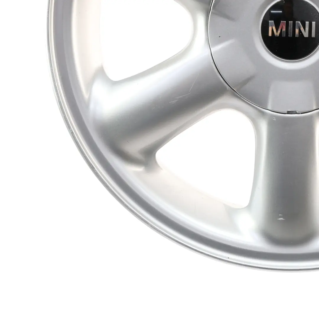 Mini Cooper One R50 R56 Silver Wheel Alloy Rim 15" 5,5J ET:45 Rotator Spoke 101 - SKU 6769405-5 - Part number 6769405