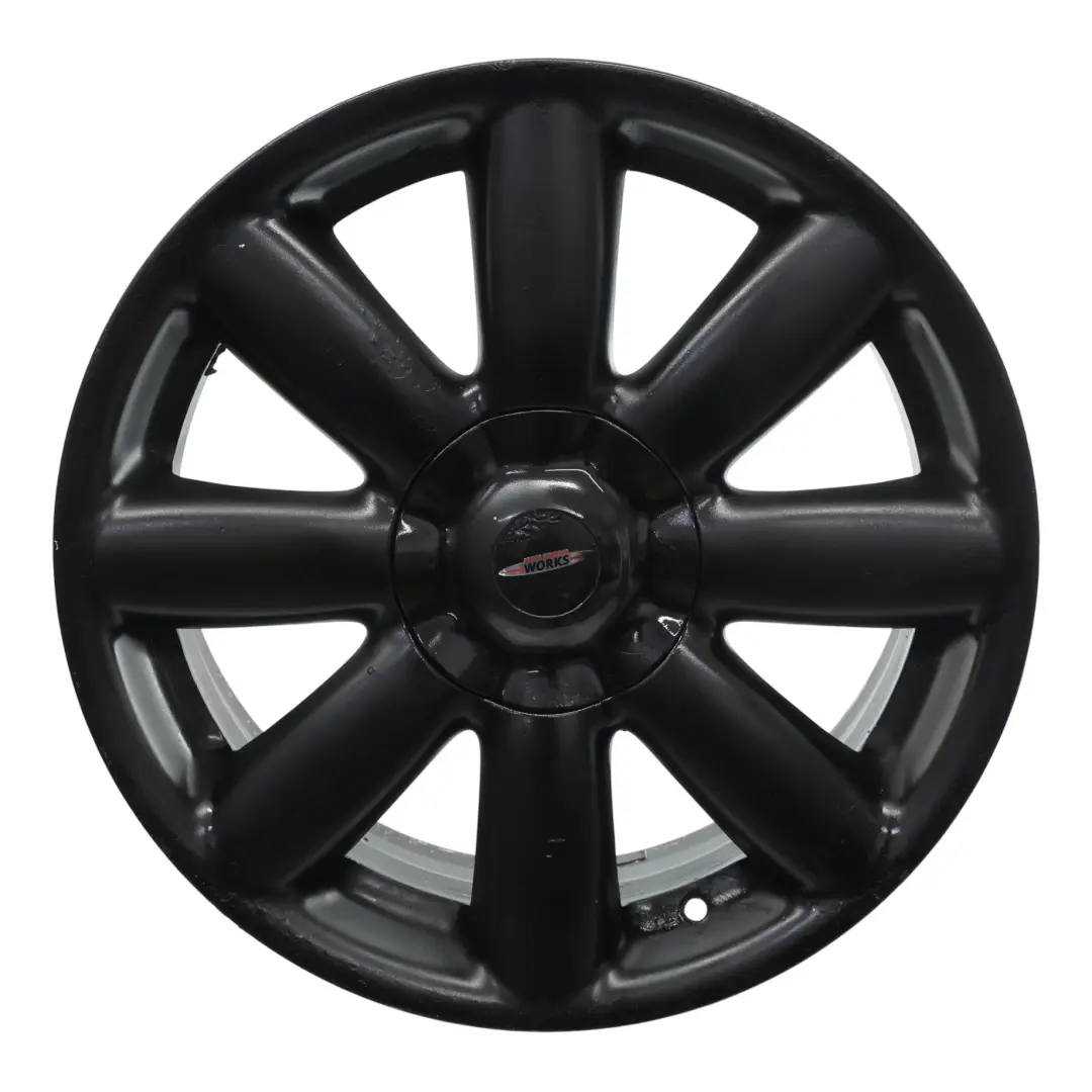 Llanta Aleación Negra 17" 7J ET:48 Crown Spoke 104 para Mini Cooper R50 R55 R56 R57 con número de pieza 6769411 Mini Cooper R50 R55 R56 R57 Llanta Aleación Negra 17" 7J ET:48 Crown Spoke 104 - SKU 6769411-12 - Número de pieza 6769411