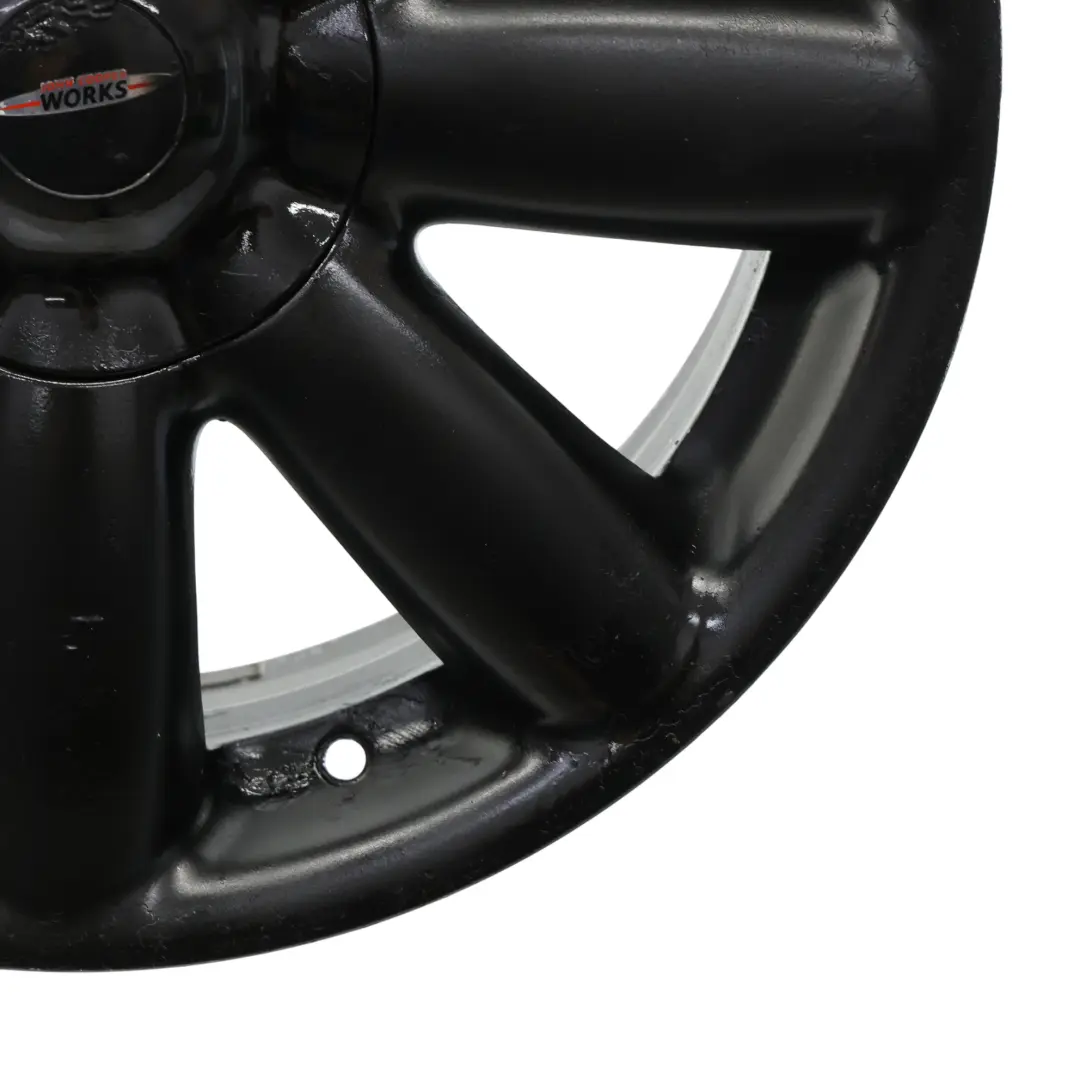 Mini Cooper R50 R55 R56 R57 Llanta Aleación Negra 17" 7J ET:48 Crown Spoke 104 - SKU 6769411-12 - Número de pieza 6769411
