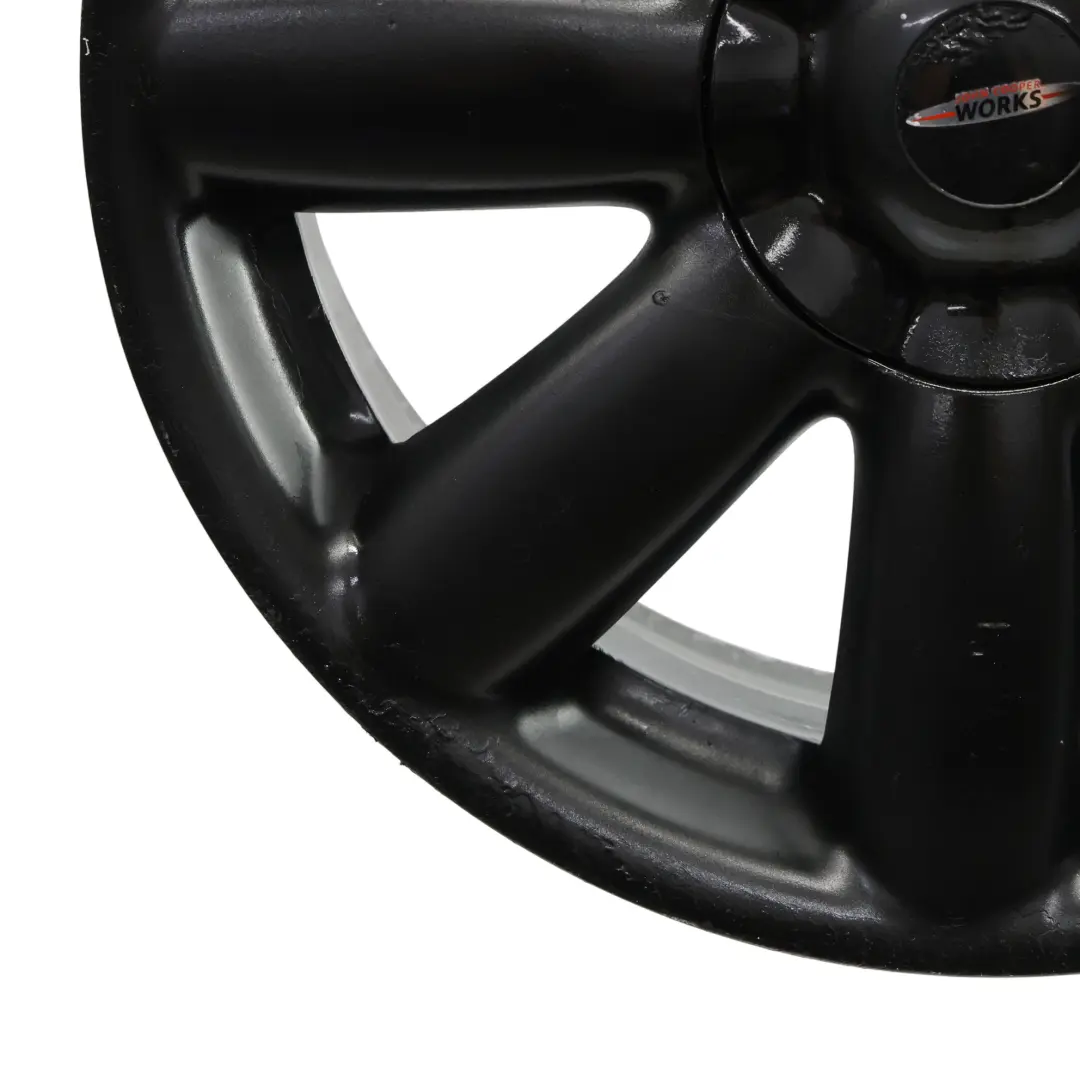 Mini Cooper R50 R55 R56 R57 Black Wheel Alloy Rim 17" 7J ET:48 Crown Spoke 104 - SKU 6769411-12 - Part number 6769411
