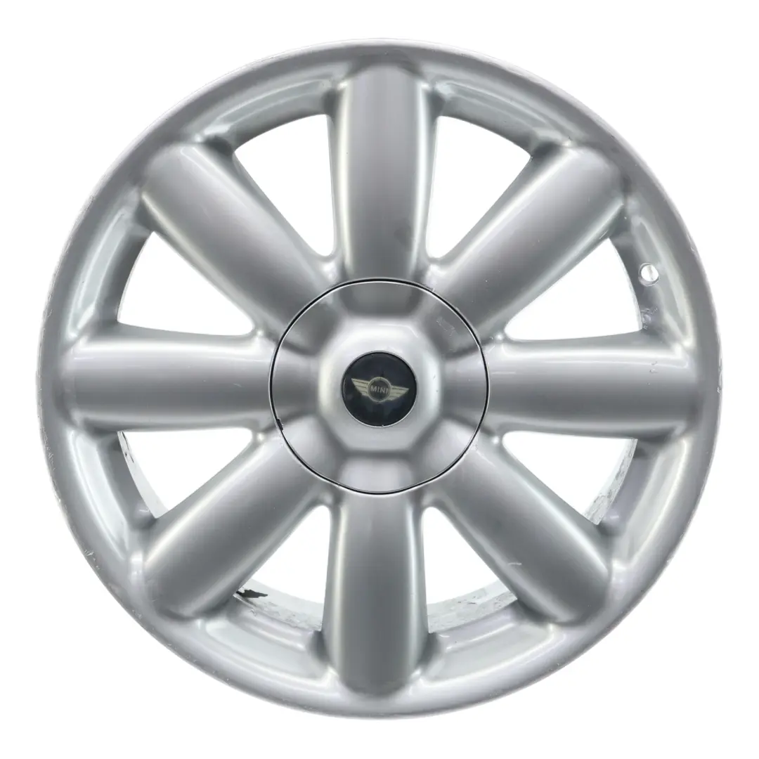 Mini Cooper R50 R55 R56 R57 Llanta De Aleacion Plateada 17 "7J Corona Radios 104 - SKU 6769411-3 - Número de pieza 6769411