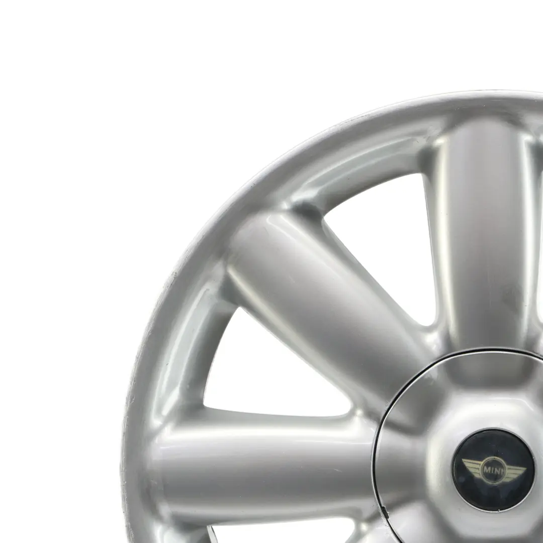 Mini Cooper One R50 R55 R56 R57 Silver Wheel Alloy Rim 17" 7J Crown Spoke 104 - SKU 6769411-3 - Part number 6769411
